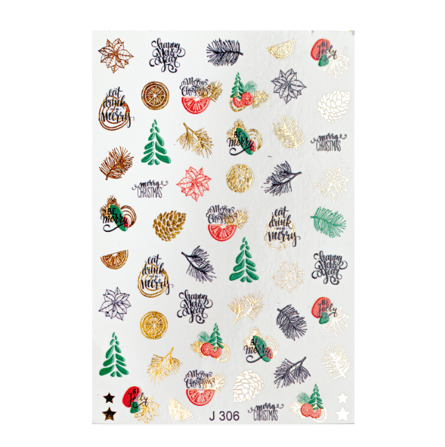 Sticker Be Merry J306