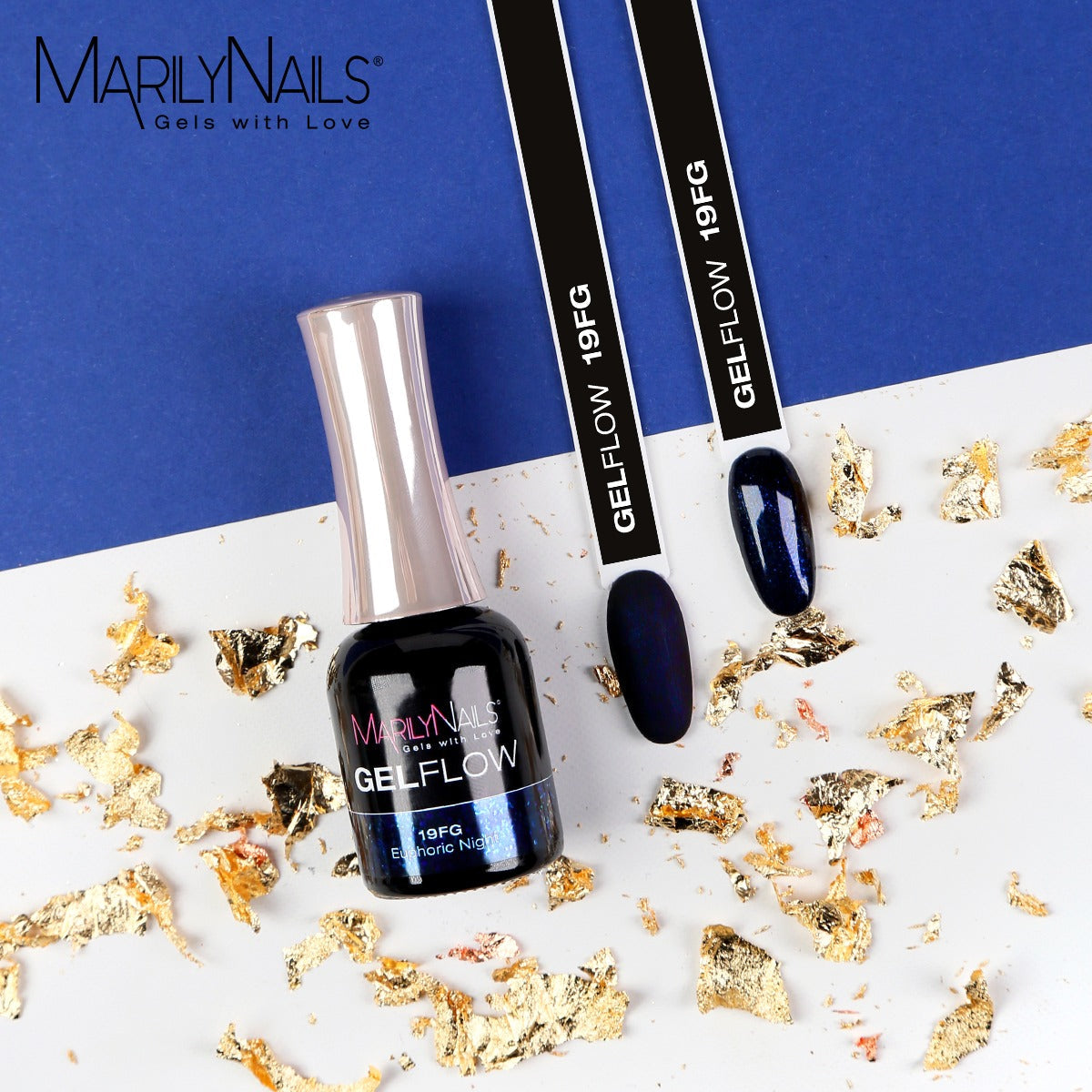 MarilyNails GelFlow - 19fg Noche Eufórica