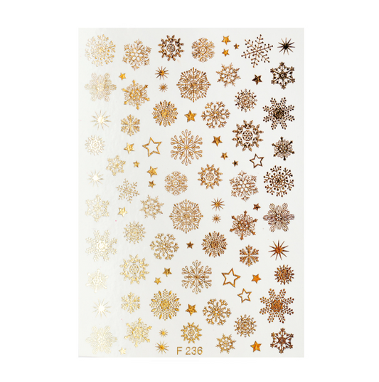 Sticker Golden Flakes F236