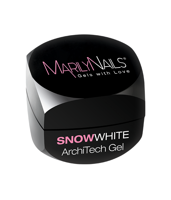MarilyNails Architech snowwhite gel