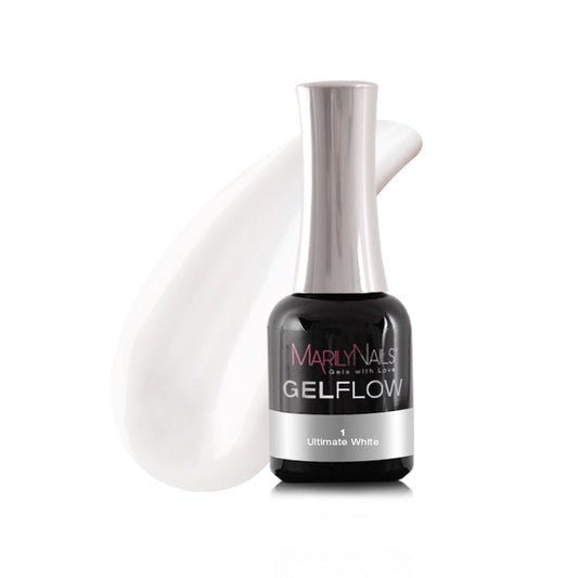 MarilyNails GelFlow - 1 Ultimate White
