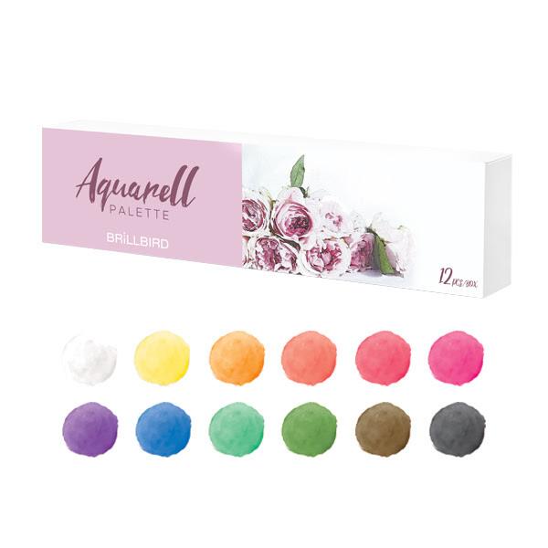 La paleta Aquarell contiene 12 colores.