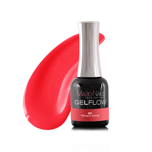 MarilyNails GelFlow - 30 Vibrant Coral