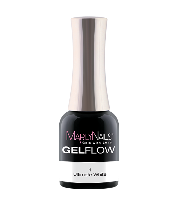 MarilyNails GelFlow - 1 Ultimate White