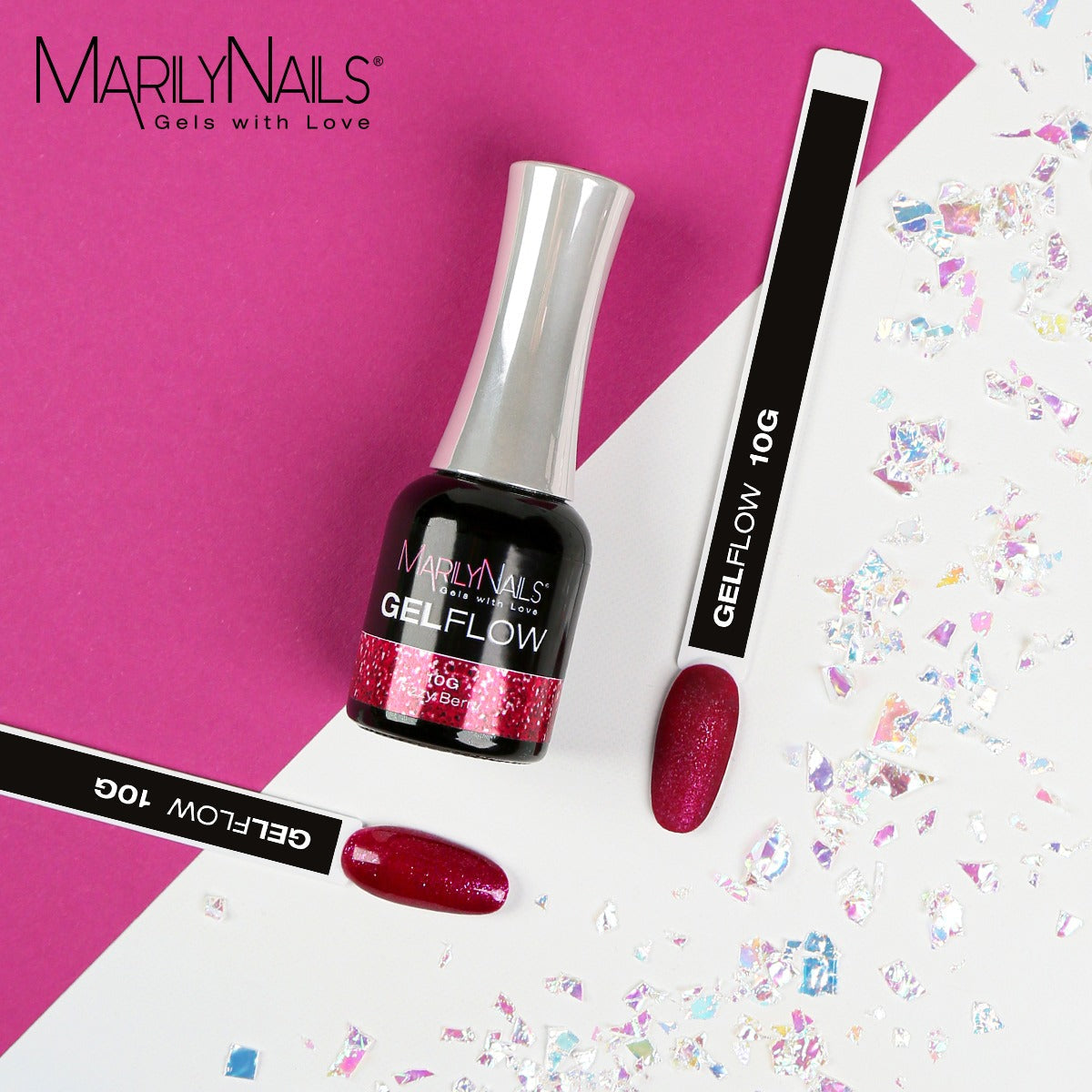 MarilyNails GelFlow - 10G Fizzy Berry